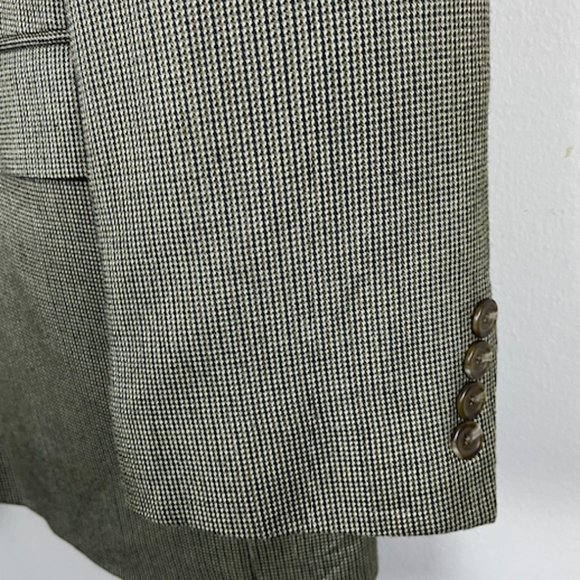 Chaps Mens 44L Silk Tan Long Sleeve Blazer - Picture 4 of 5